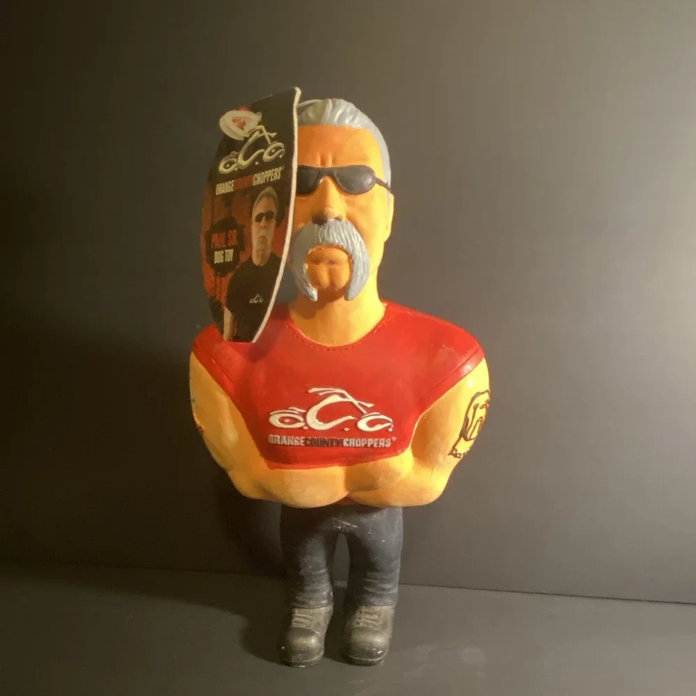 Orange County Choppers Paul Sr Dog Toy Large Soft Plastic Chew Toy
